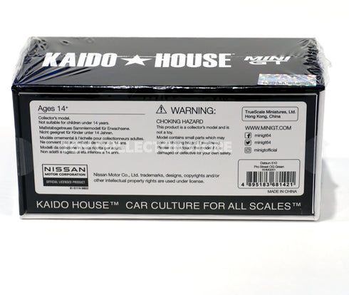 Mini GT X Kaido House 1:64 Scale 1971 Datsun 510 OG Green Diecast KHMG001